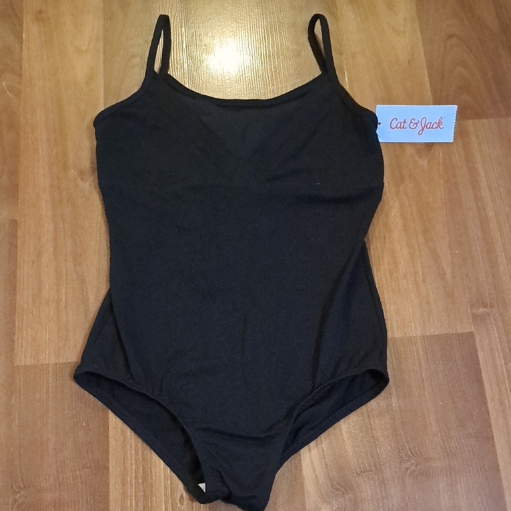 Cat & Jack Black Dance Body Suit Costume